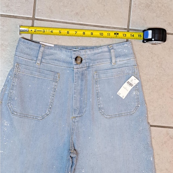 Maeve (Anthropologie) "The Colette Full-Length Sparkle Jeans" - Picture 7 of 12